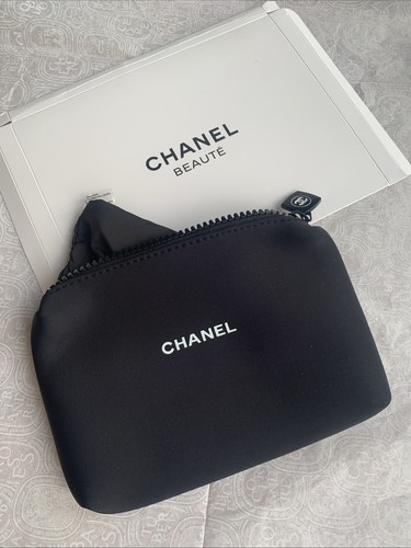 Chanel black make bag - make, up