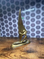 Solid brass windsurfer / boat