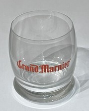 Vintage Grand Marnier Alcohol Liqueur Rocking Glass Tumbler  Breweriana Rare