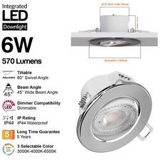 LED Recessed Downlights Tilt
