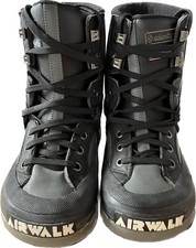 Airwalk Advantage Snowboarding Boots UK 4.5 EUR 37.5 Black & Grey Insulated