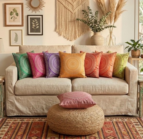 Indian patchwork mandala - , boho
