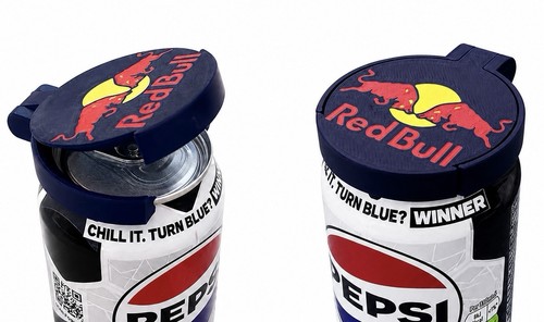 Red bull drinks can - bull, cover