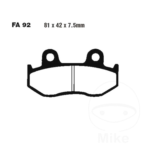Ebc brake pads - brake, tt