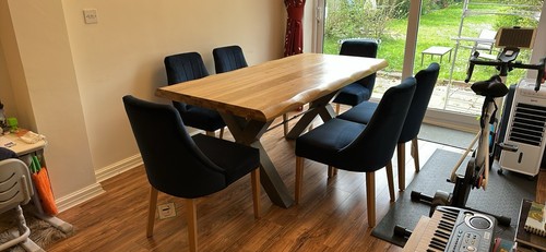 Brooklyn 6ft oak dining table - 6ft,