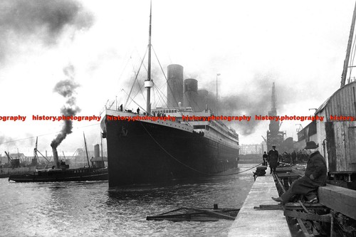 F000388 rms titanic leaving - f000388,