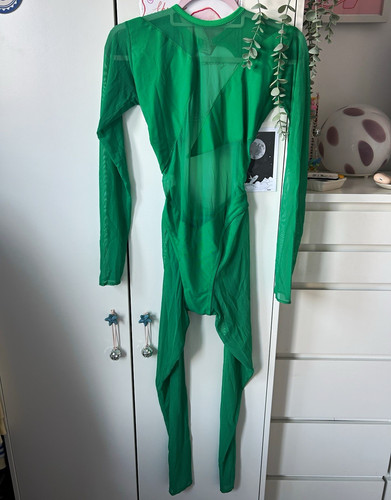 Women green mesh sheer - women’s,