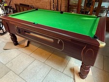 7 ft pool table  Slate Bed - Collect  or ask about free delivery.