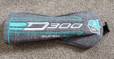 Wilson Staff D300 Super Light Fairway Wood Headcover - Golf FW Head Cover - Rare