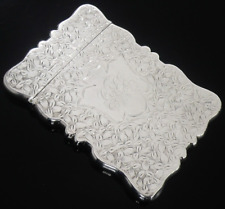 Antique Sterling Silver Card