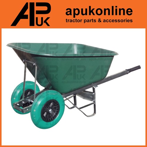 200l green wheelbarrow twin - 200l,
