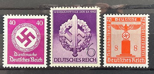German stamps third reich - stamps,