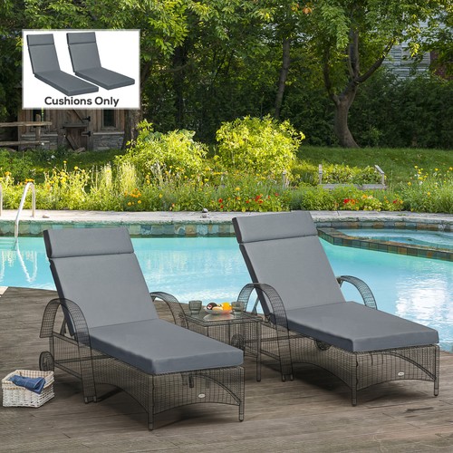 Set sun lounger - 2, cushions
