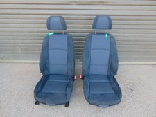 BMW 3 Series seats Black suede E92 Coupe 04-11 Pair front + headrest clasps