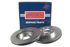 2x Brake Discs Pair Vented
