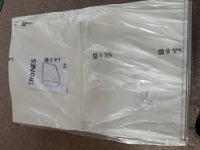 2x New IKEA TRONES Shoe Storage Stackable Cabinet Drawer Cupboard 52x39 cm White