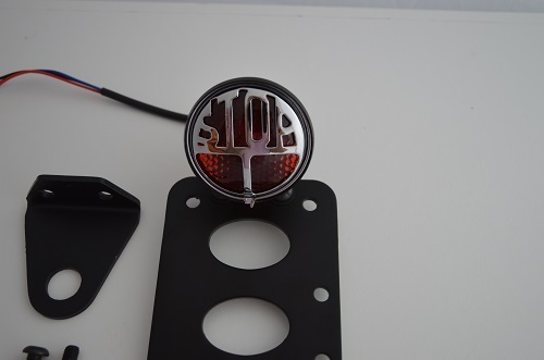 Axle mount black - axle, steel
