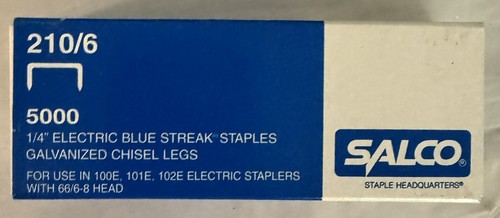 Staples salco blue - staples, 1/4”salco