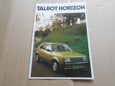 Talbot Horizon Original colour sales brochure