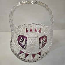 Bohemian Cut to Clear Ruby