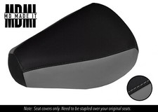 FITS YAMAHA PASSOLA SA 50 CUSTOM VINYL SEAT COVER BLACK & GREY