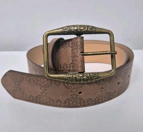 Brown western vintage belt - brown,