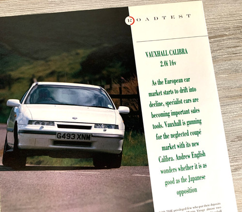 Vauxhall calibra 16v - 16v,