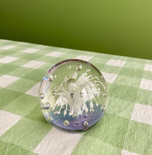 Vintage decorative glass dome - vintage,
