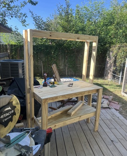 Custom handmade workbench - handmade,