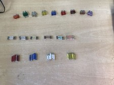 50 x Mixed Fuses Torpedo Blade Continental Etc. Fuses 3 - 40 Amp Car Auto Van