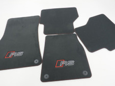 Genuine Audi C8 RS6/RS7 "RS Design" Floor Mats RED/BLUE STITCHING