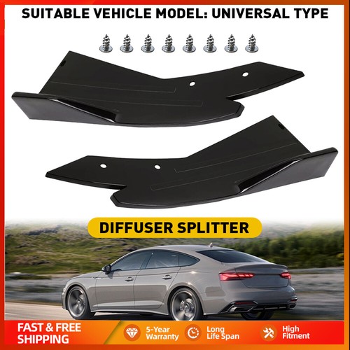 Rear bumper spoiler diffuser - rear,