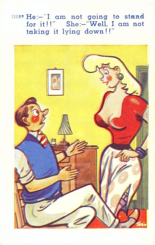Humorous cartoon illustration - humorous,