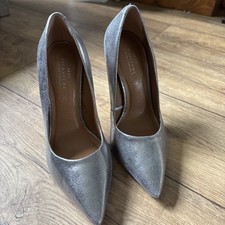 Next Silver Pewter Shoes 5.5