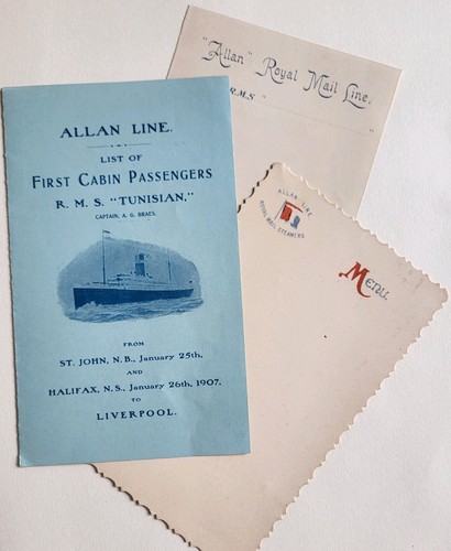1907 tunisian allan line - 1907, "tunisian"