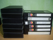 VHS Tape Bundle Scotch JVC 180 Six Cassette Rock Metal 80'S Related Blanks Used