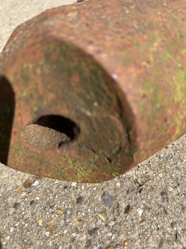 Cast iron boat - ballast, mud