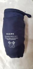 Sears Down Quilted Mittens Men's. L-XL. Navy. 