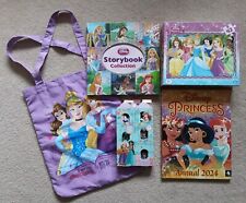 Disney Princess Storybook, 2024 Annual NEW, Nail Varnish NEW, Bag Bundle 5 Items