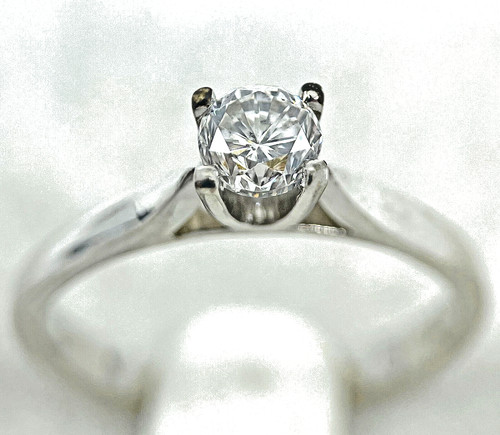 Diamond solitaire ring 50 - diamond,
