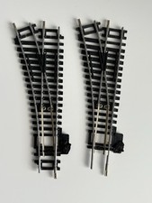 2x Hornby OO Gauge Point Turnout R612 Left Hand - Used Slight Damage