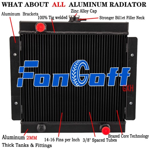 Rows aluminium radiator - 3,