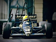Formula 1 Ayrton Senna Signed 8" x 6" Photo