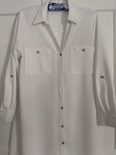 Zara white shirt dress size - zara,