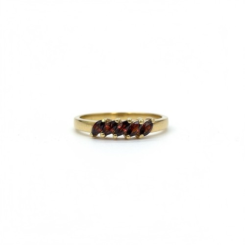9ct yellow gold - yellow, red