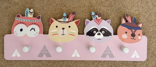 Navaris kids coat hooks rack - navaris,