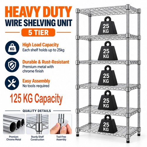 Tier metal storage shelving - tier,