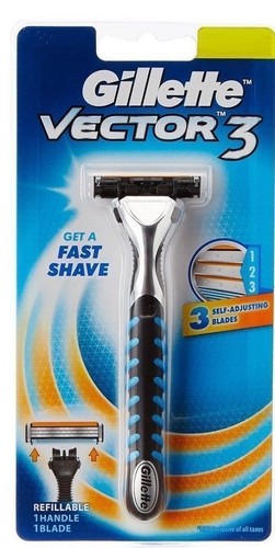 Gillette vector razor handle - 3,