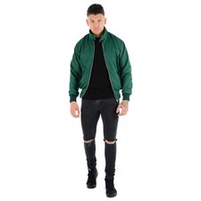 HARRINGTON JACKET MEN'S CLASSIC VINTAGE RETRO SCOOTER 1970'S BOMBER TRENDY COAT