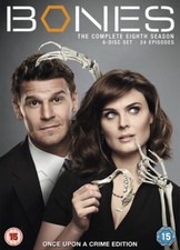 Bones: The Complete Eighth Season DVD (2013) David Boreanaz cert 15 6 discs